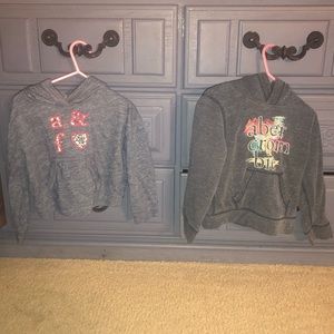 Little girls Abercrombie & Fitch hoodie bundle